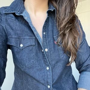 Levi's Tailored Fit Western, Rinse Blue, S